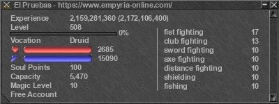 Signature for player El Pruebas