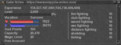 Signature for player Gabe Itches