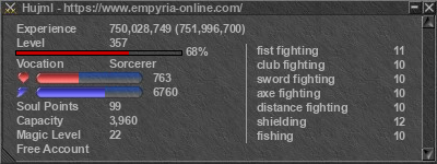 Signature for player Hujml