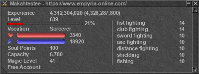 Signature for player Makahtestee