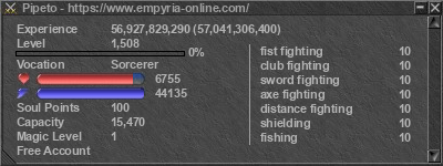 Signature for player Pipeto