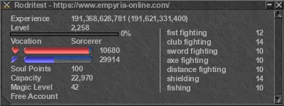 Signature for player Rodritest